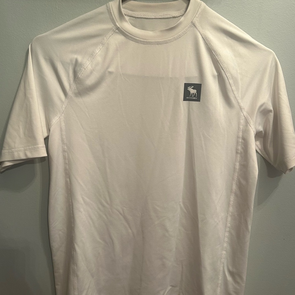 Abercrombie & Fitch boys White swim rashguard